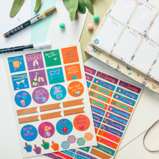 New Year / January Planner Sticker