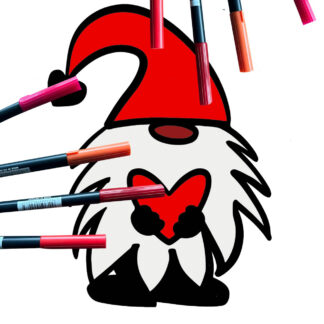 Free Valentines Gnome Coloring Page