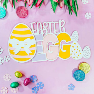 Layered Easter Egg SVG Filers for Cricut and Silhouette