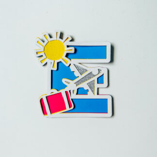 E Aeroplane Alphabet