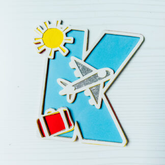 K Aeroplane Alphabet