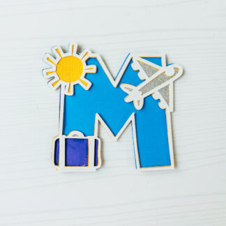 M Aeroplane Alphabet