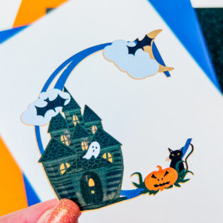 Free PNG Printable Haunted House Alphabet Letters and Numbers