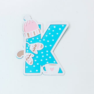 K Winter Wooly Alphabet