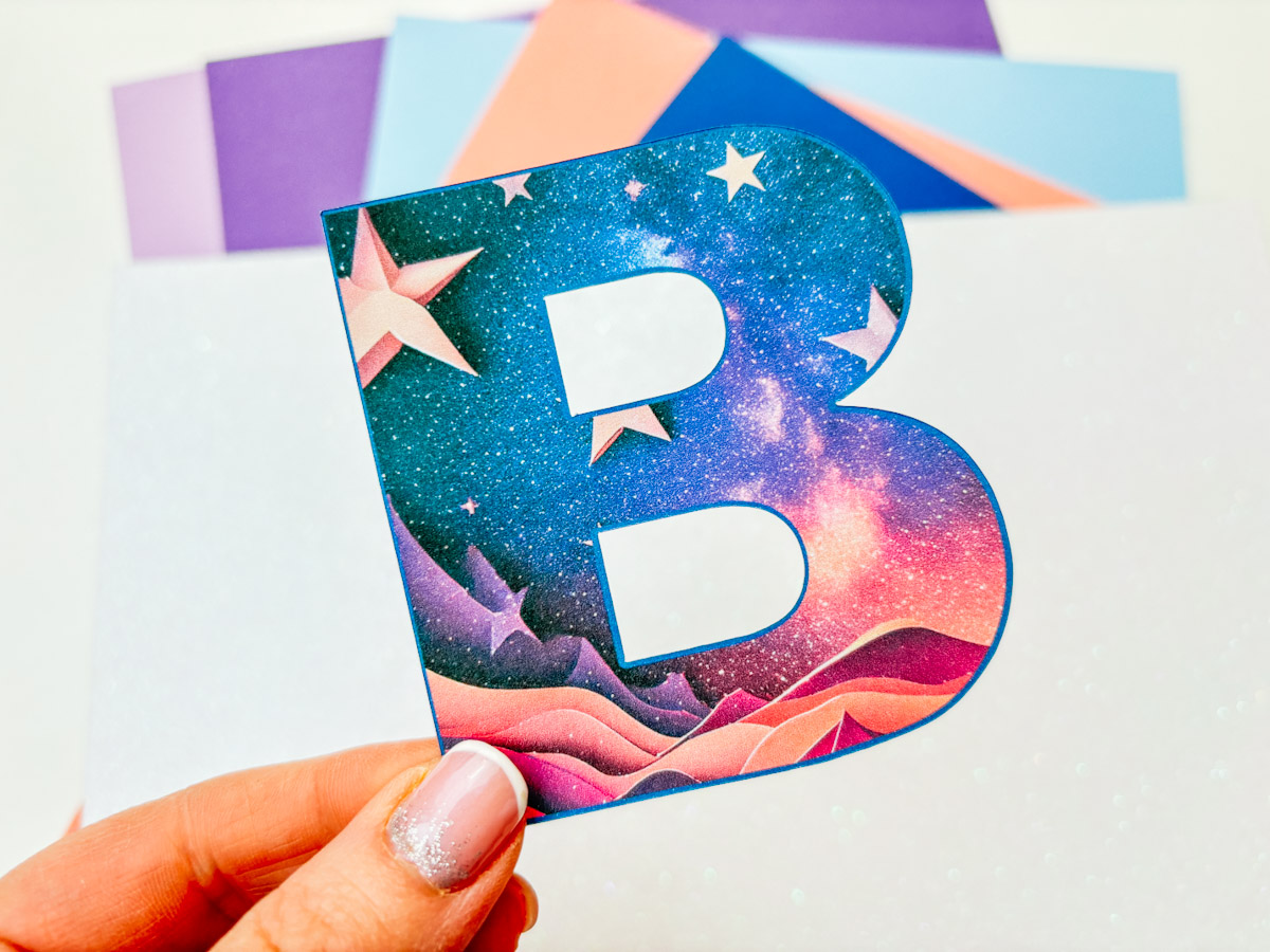 Space Alphabet PNG For DIY kids parties