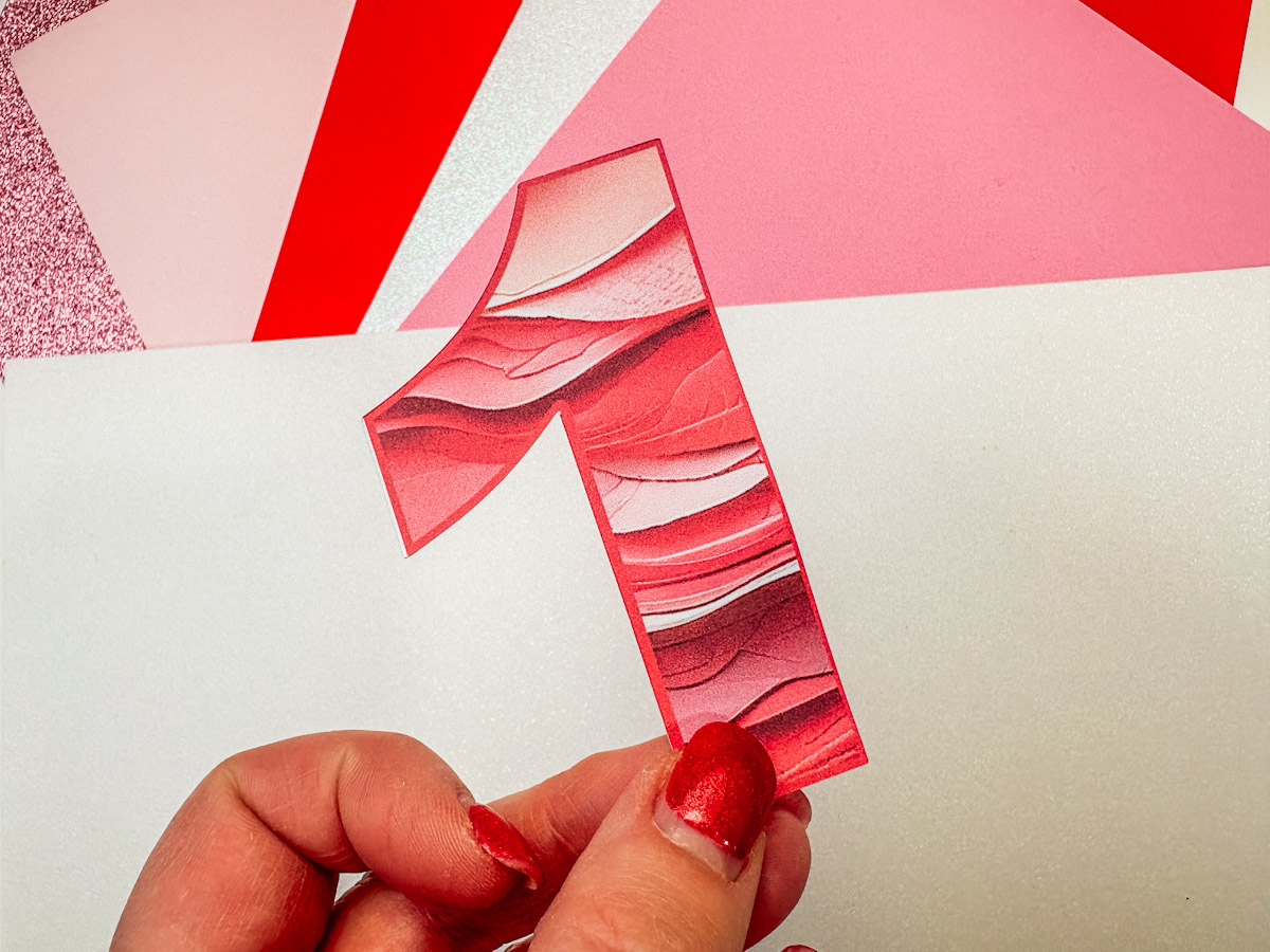 Valentines Paper Alphabet And Number Set - Image 2