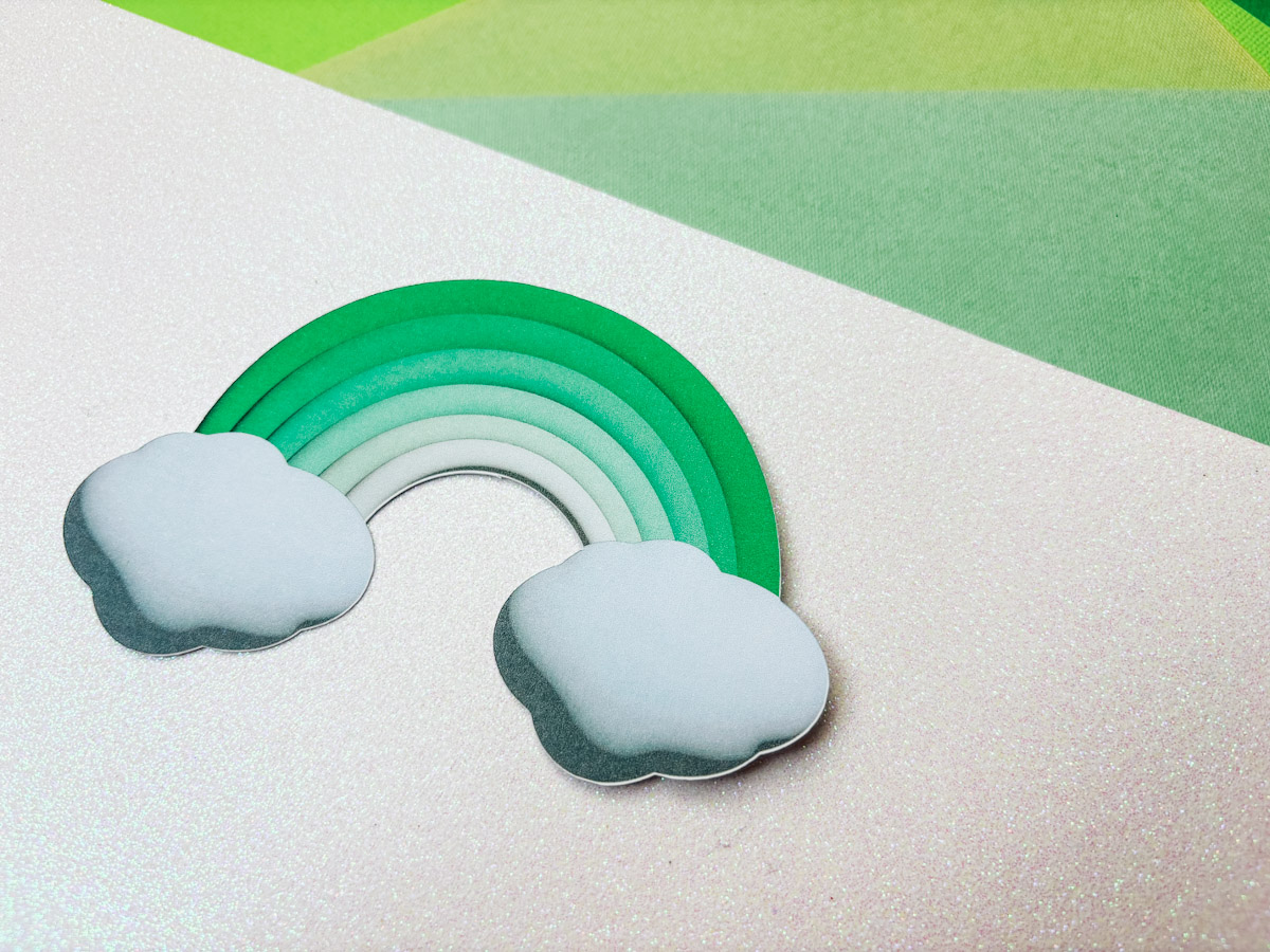 3d Printable Green Rainbow