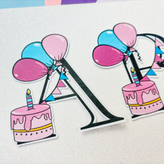 Pink Birthday Elements