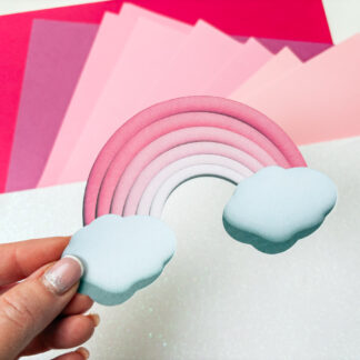 Printable 3d Pink Rainbow