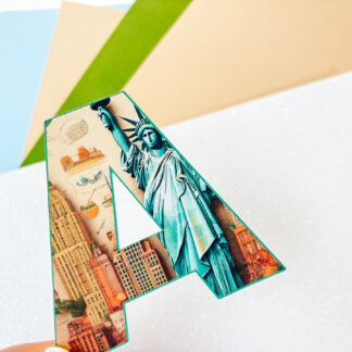 Printable New York Alphabet and Number Set for Scrapbooking and sublimation