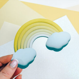3d Yellow Rainbow Printable