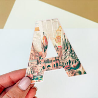 Barcelona Alphabet and Number Set for scrapbooking