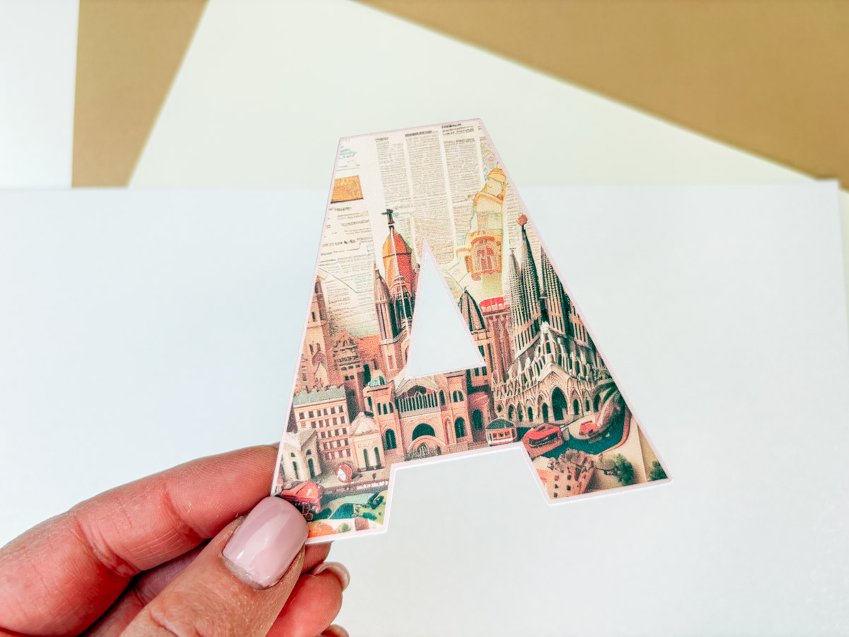Barcelona Alphabet and Number Set for scrapbooking
