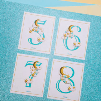 3d Eid Number Flash Cards