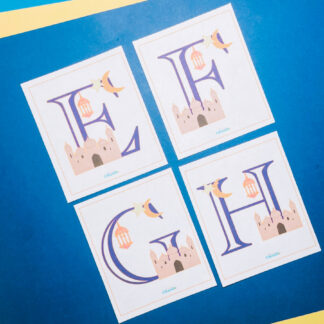 Arabian Nights Alphabet Flash Cards