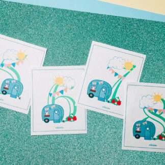 Caravan Number Flash Cards