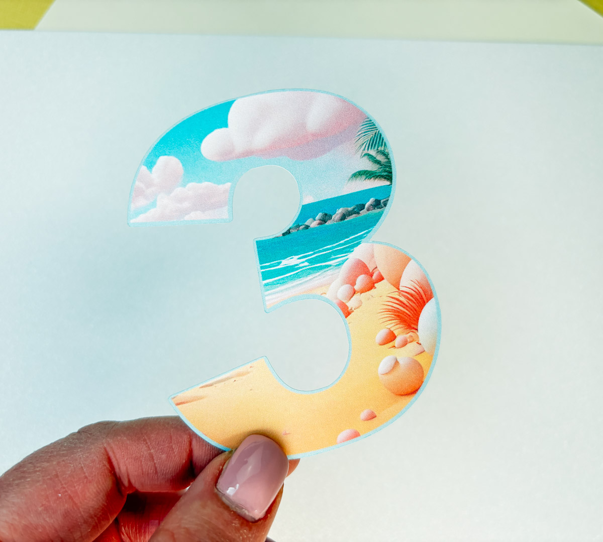 Printable Beach Alphabet for Summer Scrapbooking Layouts