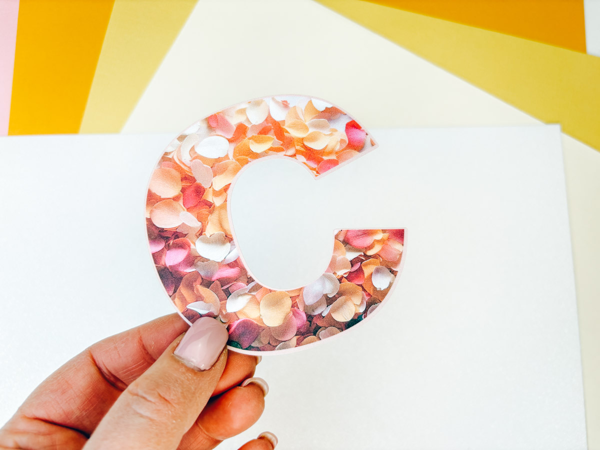 Rose Petals Alphabet and Number set