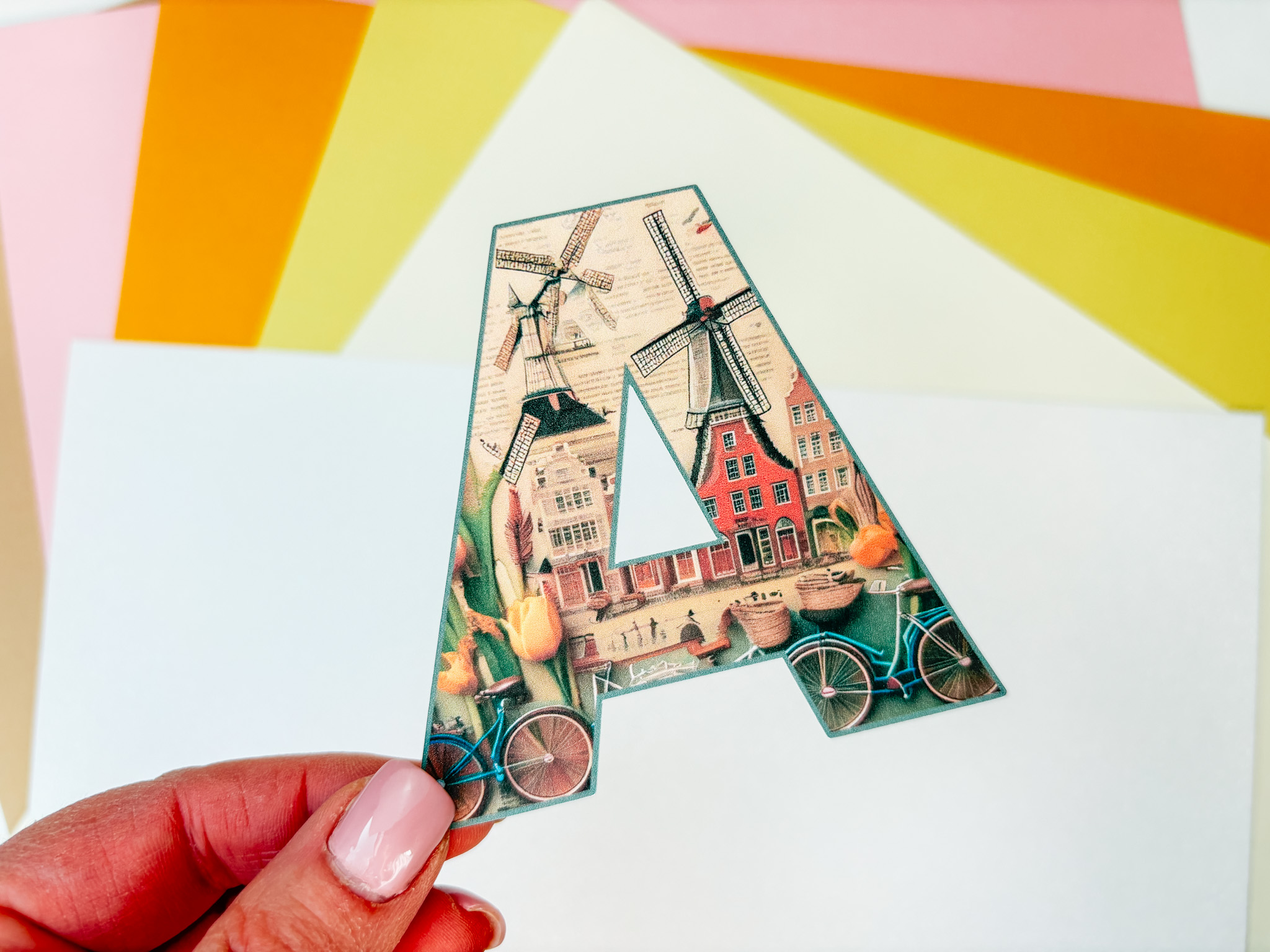 Scrappy Amsterdam Printable Alphabet and Numbers for Scrapbooking