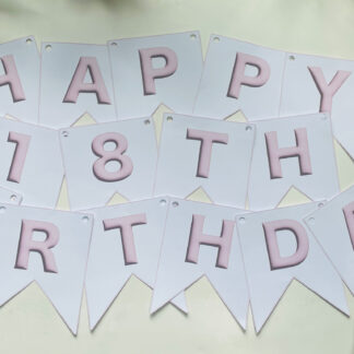Happy 18th Birthday Banner