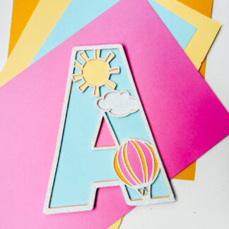 Hot Air Balloon Alphabet