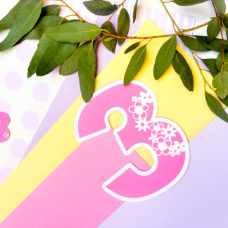 Flower Petal SVG Numbers