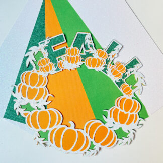 Autumn Fall Pumpkin SVG Alphabet