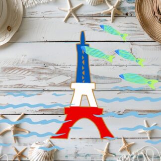 Eiffel Tower Cruise Door Printable