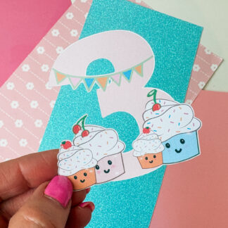 Cute Cup Cakes Alphabet