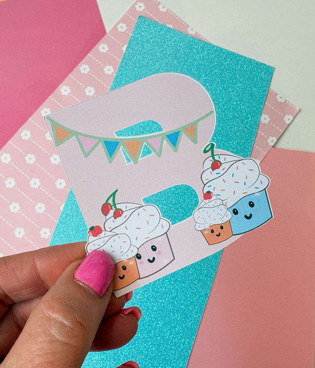 Cute Cup Cakes Alphabet - Image 5