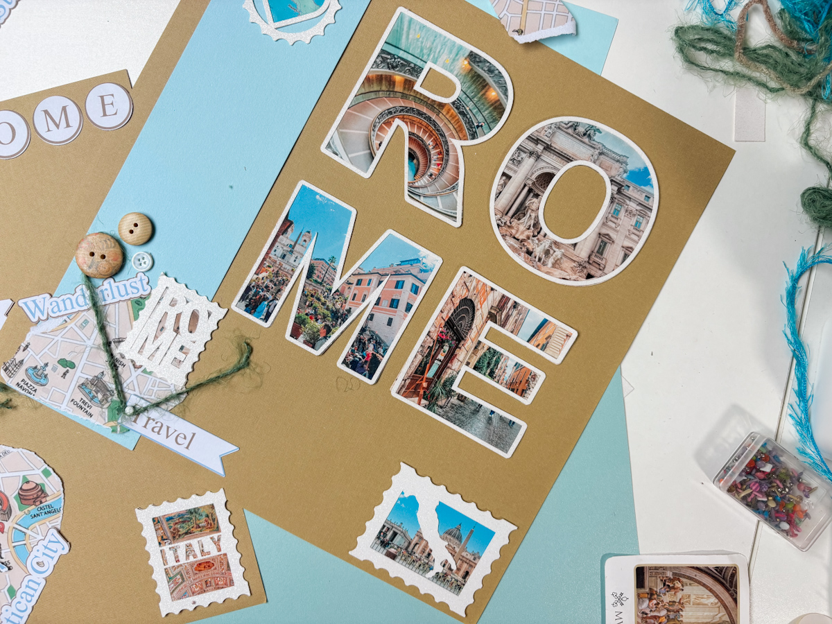 Rome Scrapbooking kit for layouts