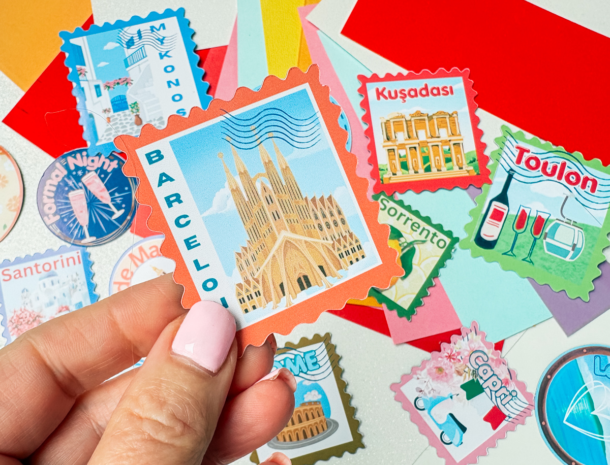 Cruise Door Magnet Stamps | 18 Printable Port Magnets | Mediterranean Cruise Décor | Digital Download | Cricut & Printable - Image 6