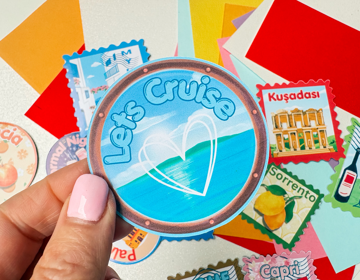Cruise Door Magnet Stamps | 18 Printable Port Magnets | Mediterranean Cruise Décor | Digital Download | Cricut & Printable - Image 3