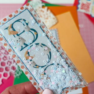 3D Ghost Letters For Bookmark Project